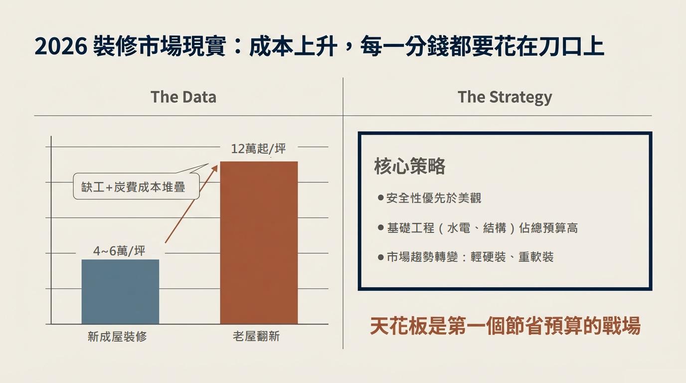 2026裝修市場價格趨勢